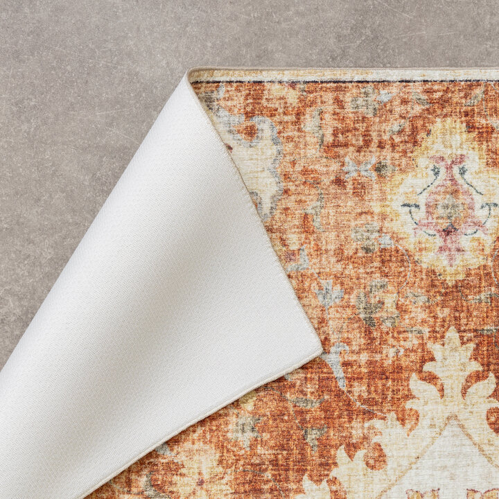 Vintage Gartenteppich - Santo Mandala Terrakotta