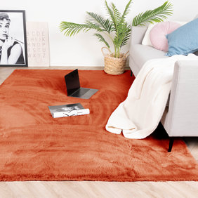 FRAAI | Home & Living Hochflor Teppich - Comfy Terracotta