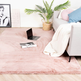 FRAAI | Home & Living Hochflor Teppich - Comfy Rosa