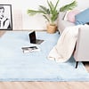 Hochflor Teppich - Comfy Hellblau - thumbnail