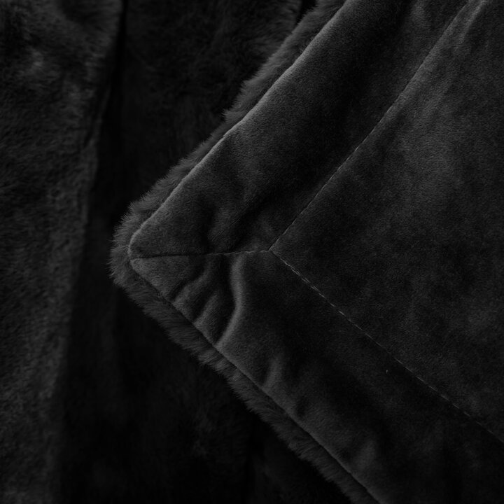 Waschbare Kuscheldecke - Otis Schwarz