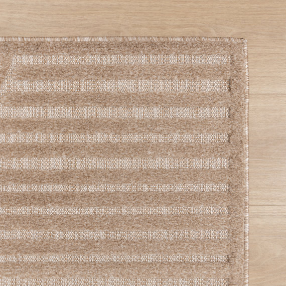 FRAAI | Home & Living Teppich Modern - Nori Curves Taupe