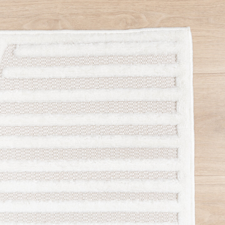 Teppich Modern - Nori Curves Weiß