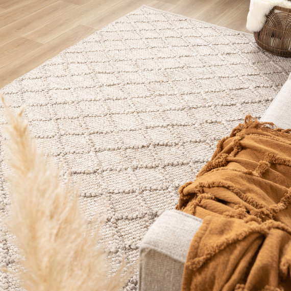 FRAAI | Home & Living Wollteppich - Knit Beige