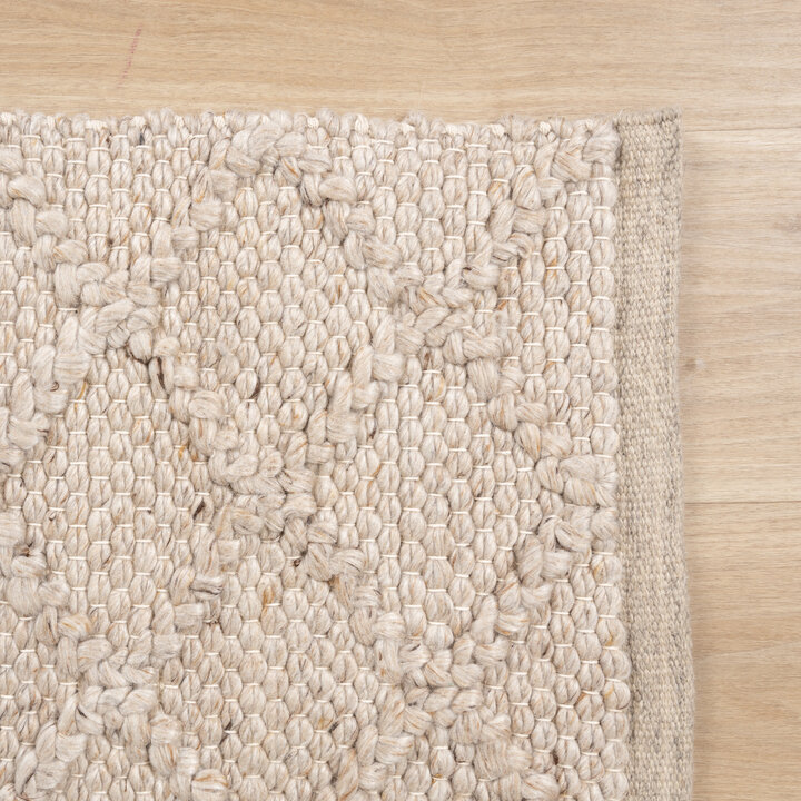 Wollteppich - Knit Beige