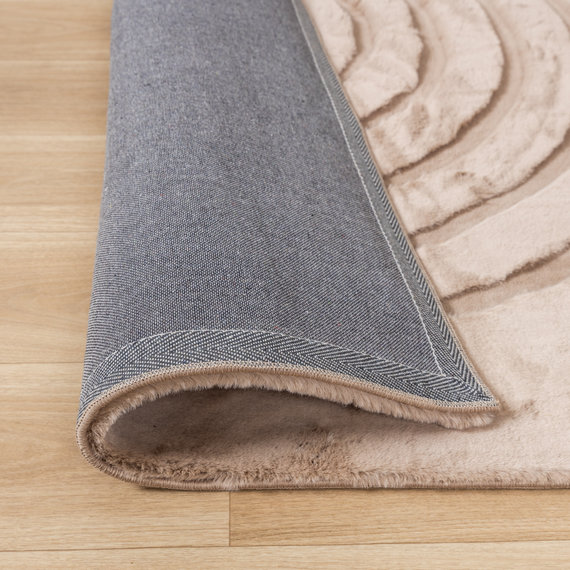 FRAAI | Home & Living Hochflor Teppich - Carvy Arches Taupe