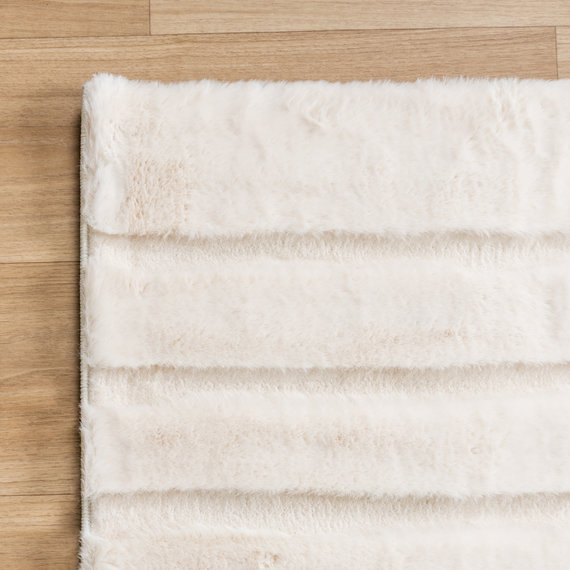 FRAAI | Home & Living Hochflor Teppich - Carvy Arches Creme