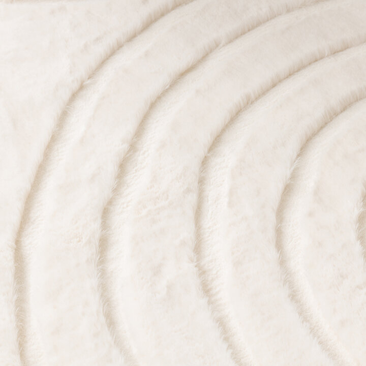 Hochflor Teppich - Carvy Arches Creme