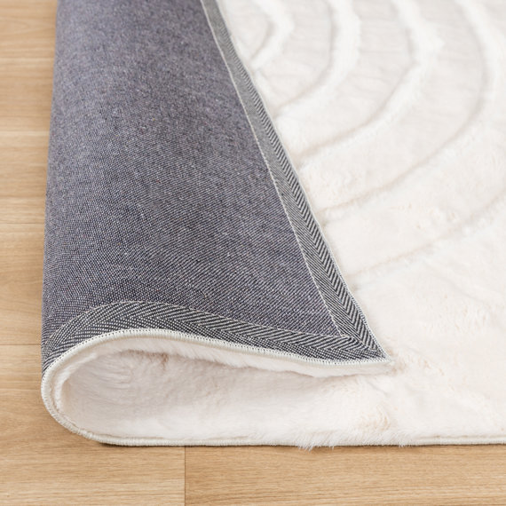 FRAAI | Home & Living Hochflor Teppich - Carvy Arches Creme