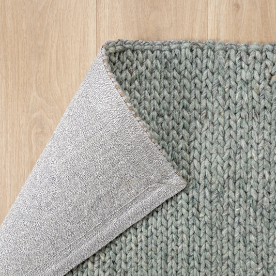 FRAAI | Home & Living Wollteppich - Twist Grün