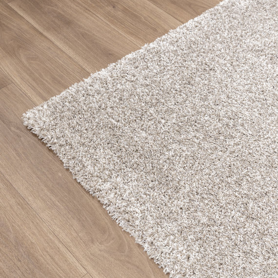 FRAAI | Home & Living Waschbarer Hochflor Teppich - Tidy Hellgrau