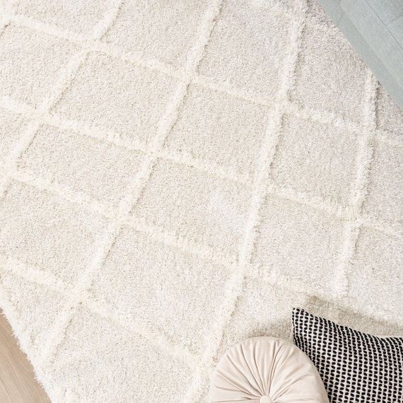FRAAI | Home & Living Teppich Skandnavisch - Lova Lines Creme