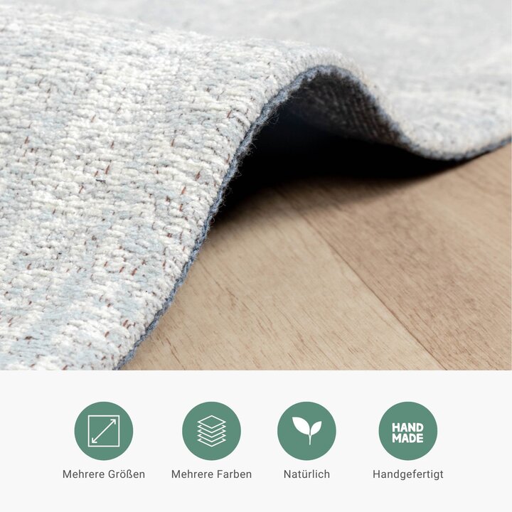 Teppich Vintage - Admire Hellgrau