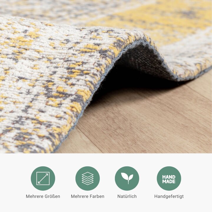 Teppich Vintage - Admire Gelb