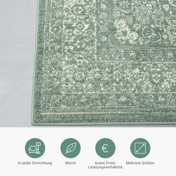 FRAAI | Home & Living Teppich Vintage - Wonder Oriental Grün