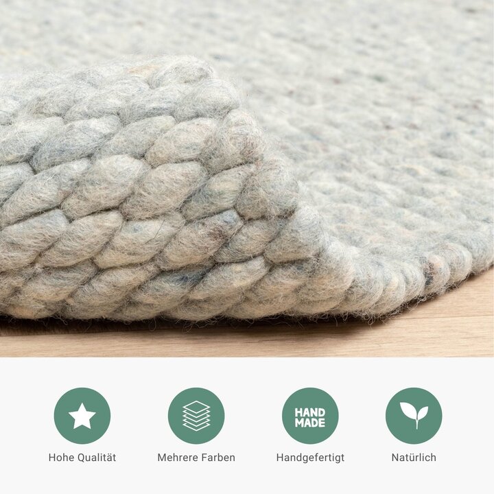Wollteppich - Brilliant Mint