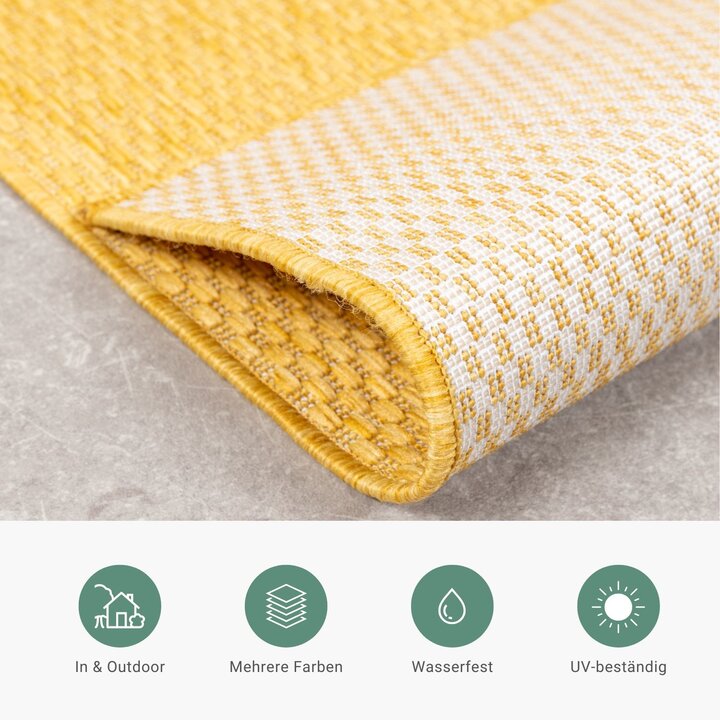 In- & Outdoor Teppich - Costa Ockergelb
