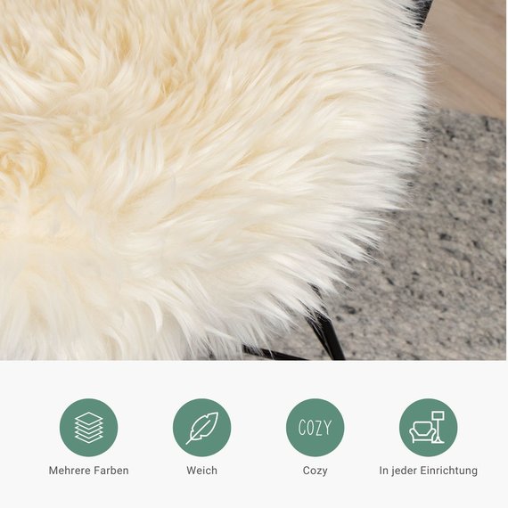 FRAAI | Home & Living Lammfell - Elly Creme