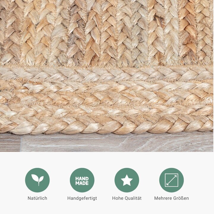 Jute Teppich - Fair Natur