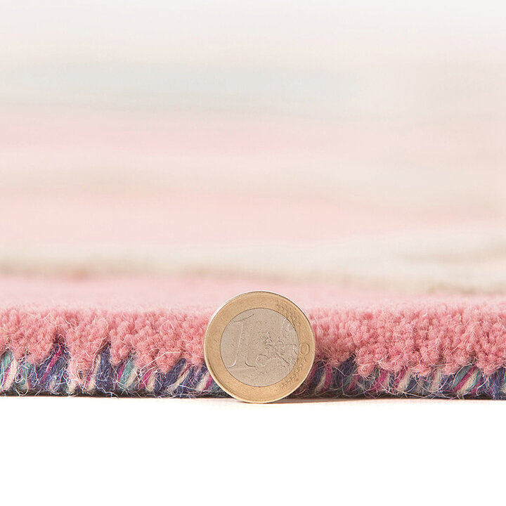 Moderner Läufer - Illo Rosella Rosa Blau