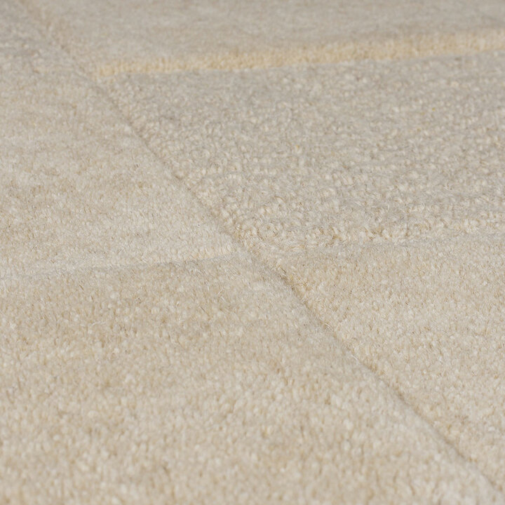 Moderner Teppich - Mozo Checkerboard Beige