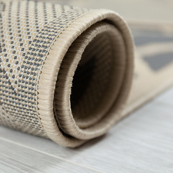 Flair Rugs Balkon Teppich - Floreno Padua Beige Anthrazit