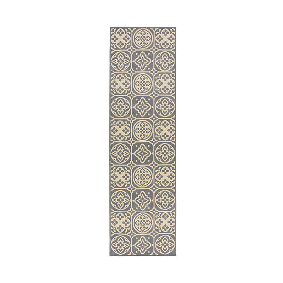 Flair Rugs Balkon Teppich - Floreno Ostia Grau