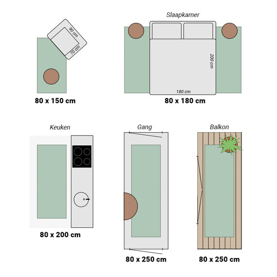 Flair Rugs Balkon Teppich - Floreno Noto Grau