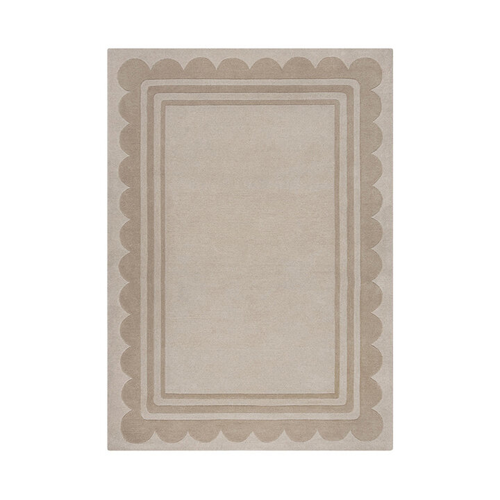 Moderner Teppich - Scallo Lois Beige