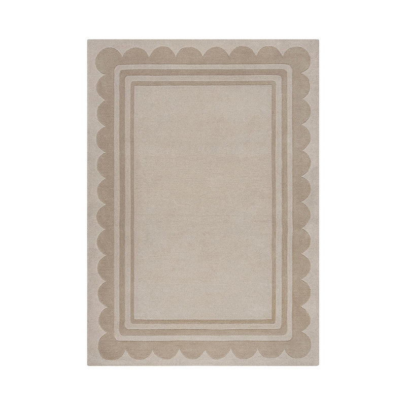 Moderner Teppich - Scallo Lois Beige - sfeer