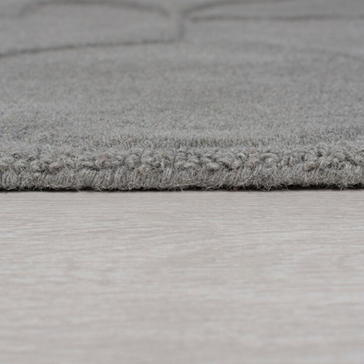 Moderner Teppich Rund - Mozo Gigi Grau