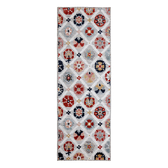 Flair Rugs Balkon Teppich - Plazo Flora Grau