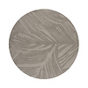 Moderner Teppich Rund - Solacio Leaves Grau