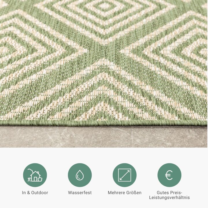 Gartenteppich - Brava Grün