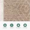 In- & Outdoor Jute Teppich - Fora Tile Natural - thumbnail 3