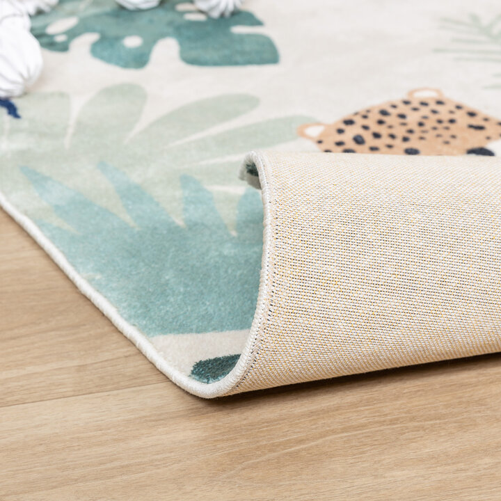 Kinderteppich - Jungle Leopard Bunt