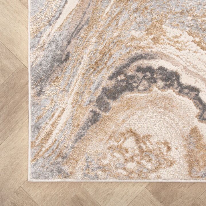 Teppich Modern - Leonore Noce Creme Braun