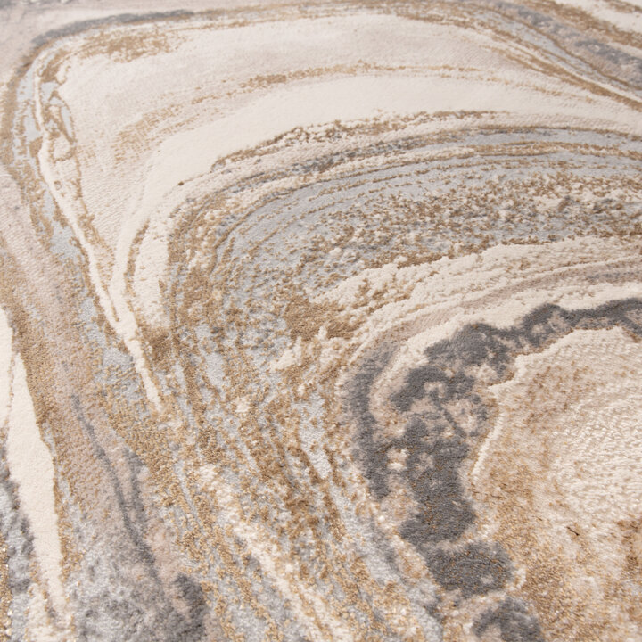 Teppich Modern - Leonore Noce Creme Braun