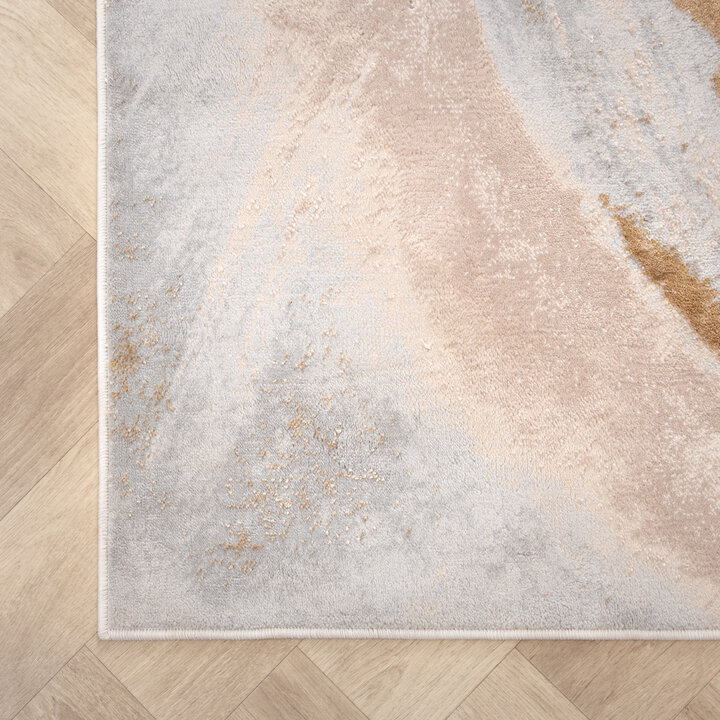 Teppich Modern - Leonore Cotto Creme Braun