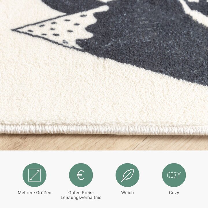 Spielteppich Auto - Dex Trail Schwarz