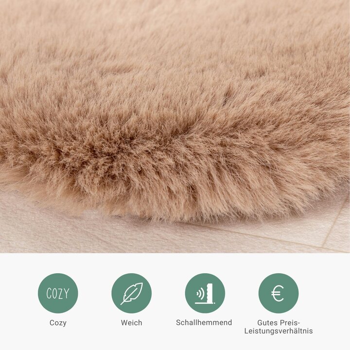 Kinderteppich - Huggy Schaf Taupe