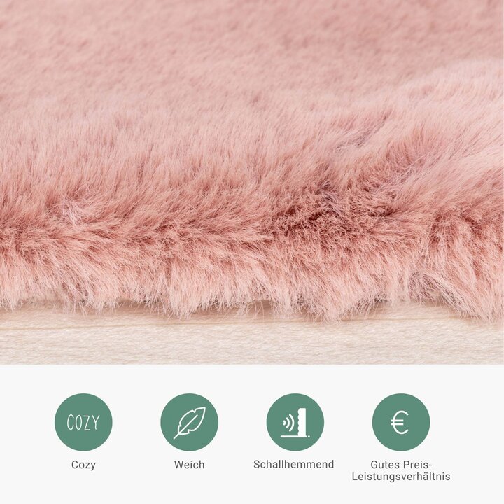 Kinderteppich - Huggy Elefant Rosa