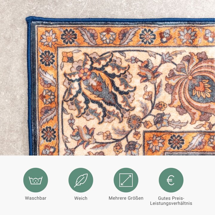 Teppich Vintage - Imagine Medaillon Bunt