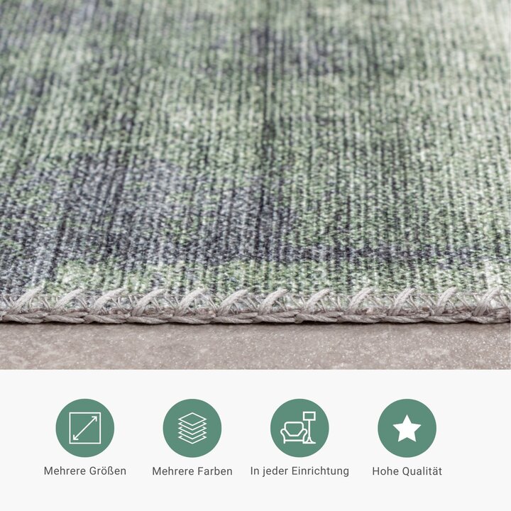 Moderner Teppich - Strong Grün Mint