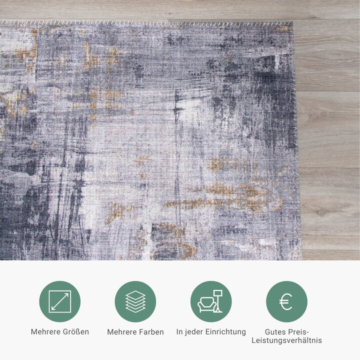 Moderner Teppich - Strength Gelb