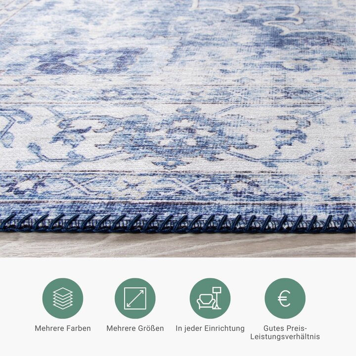 Teppich Vintage - Lago Blau