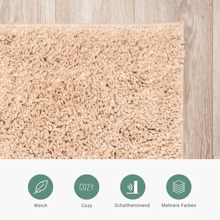 Teppich Hochflor - Lofty Beige