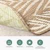 In- & Outdoor Teppich Rund - Malta Leaves Beige - thumbnail 4