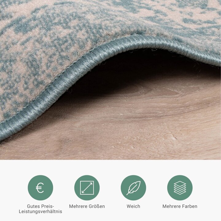 Teppich Vintage - Miracle Blau