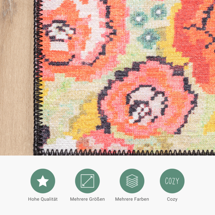 Teppich Patchwork - Moods Bunt No.17